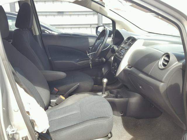 3N1CE2CP0FL358538 - 2015 NISSAN VERSA NOTE GRAY photo 5