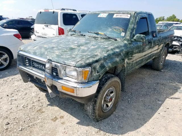 JT4VN13D0L5034278 - 1990 TOYOTA PICKUP 1/2 GREEN photo 2