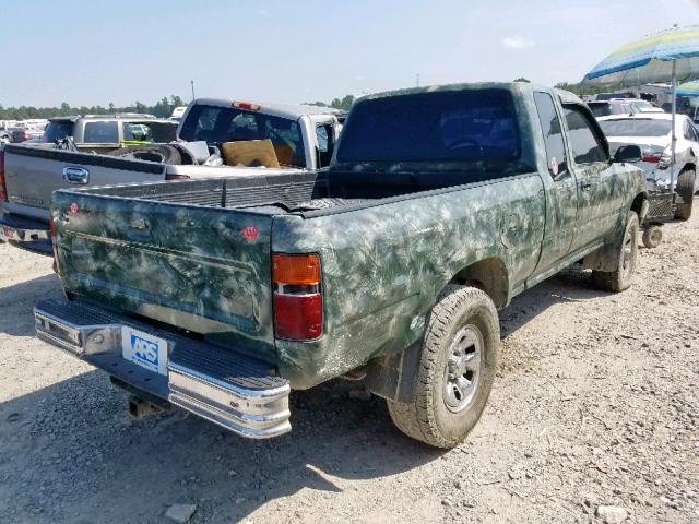 JT4VN13D0L5034278 - 1990 TOYOTA PICKUP 1/2 GREEN photo 4