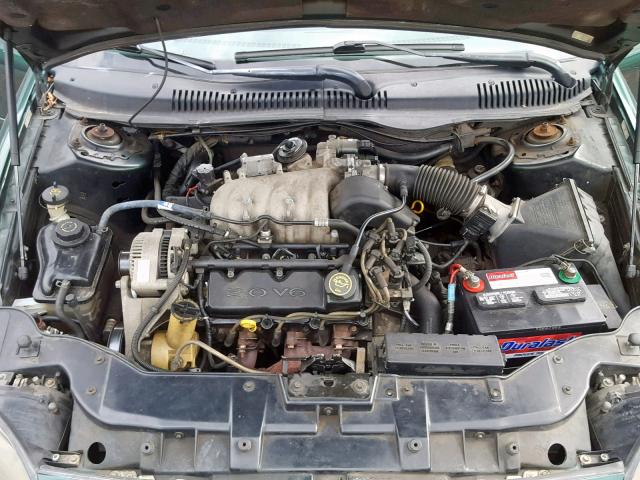 1FAFP52U5XG327617 - 1999 FORD TAURUS LX GREEN photo 7