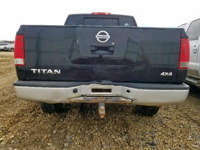 1N6AA0EJ7CN310847 - 2012 NISSAN TITAN S BLACK photo 9