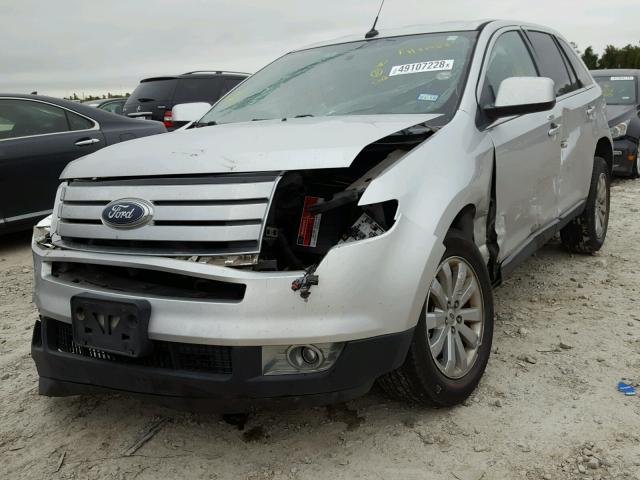 2FMDK3KC0ABA86085 - 2010 FORD EDGE LIMIT SILVER photo 2