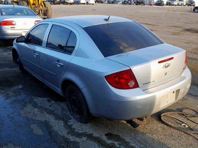 1G1AT58H297147873 - 2009 CHEVROLET COBALT LT SILVER photo 3