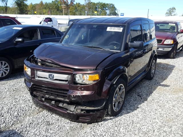 5J6YH18968L001422 - 2008 HONDA ELEMENT SC BROWN photo 2