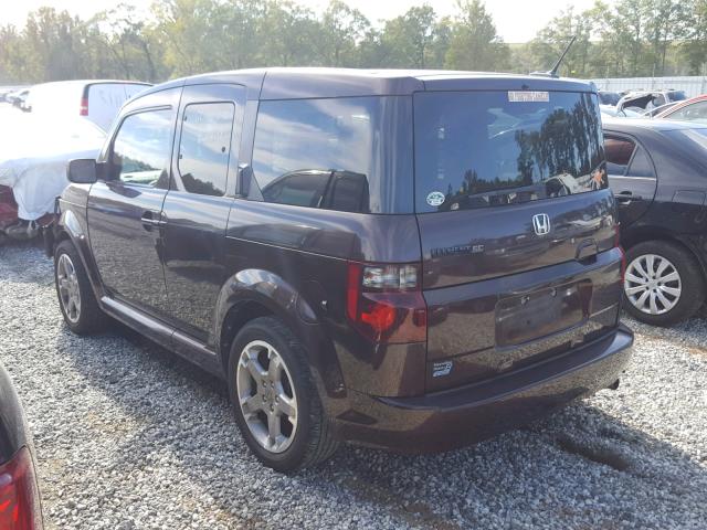 5J6YH18968L001422 - 2008 HONDA ELEMENT SC BROWN photo 3