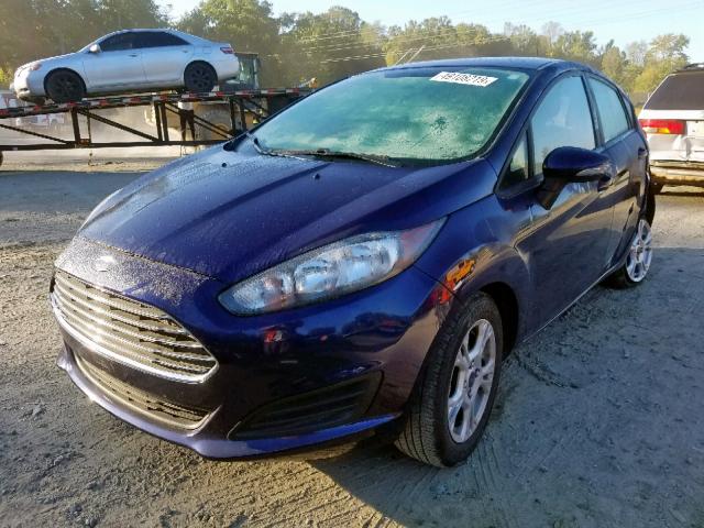 3FADP4EJ4GM164516 - 2016 FORD FIESTA SE BLUE photo 2