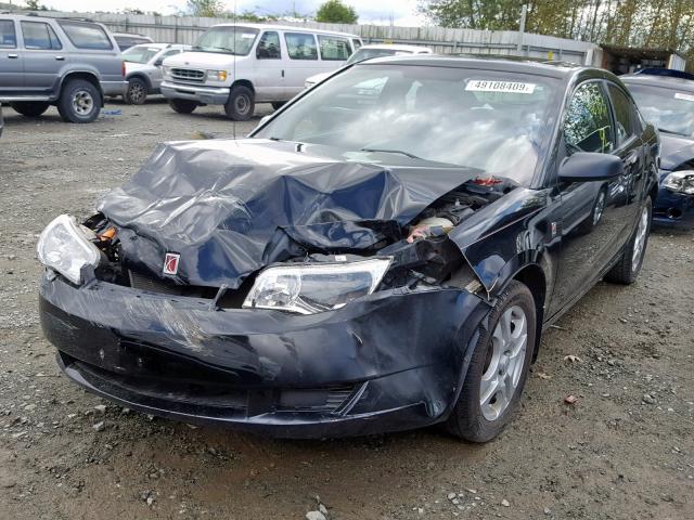 1G8AM12F84Z170392 - 2004 SATURN ION LEVEL BLACK photo 2