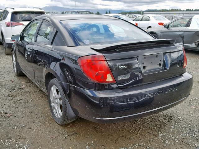 1G8AM12F84Z170392 - 2004 SATURN ION LEVEL BLACK photo 3