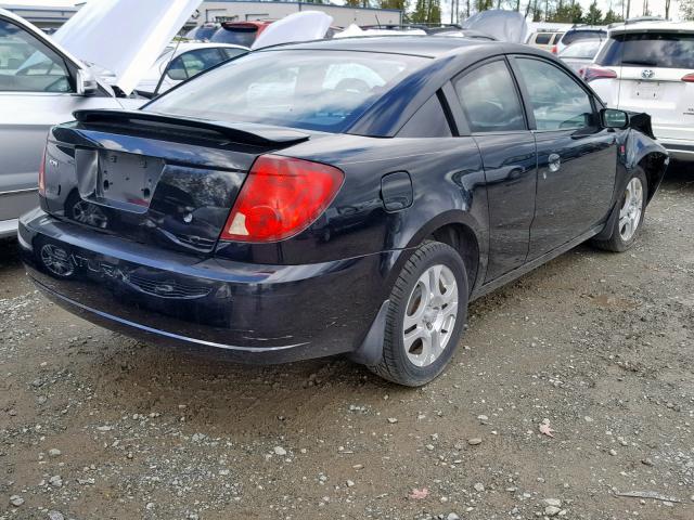 1G8AM12F84Z170392 - 2004 SATURN ION LEVEL BLACK photo 4