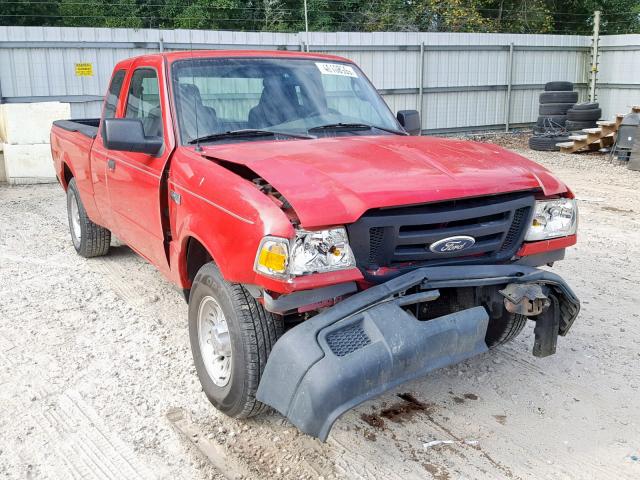 1FTYR44U57PA21084 - 2007 FORD RANGER SUP RED photo 1