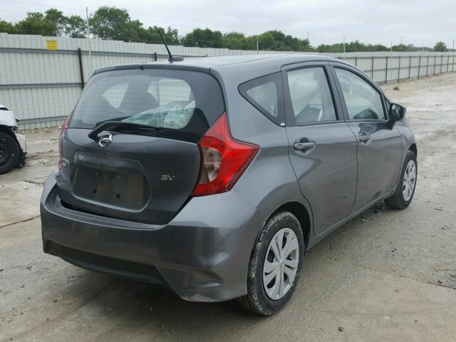 3N1CE2CP9JL362094 - 2018 NISSAN VERSA NOTE GRAY photo 4