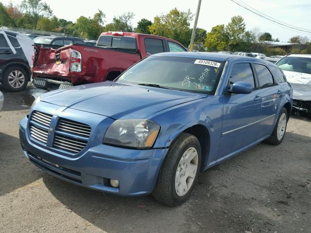 2D4FV47V07H769255 - 2007 DODGE MAGNUM SXT BLUE photo 2