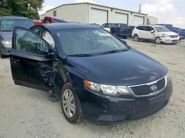 KNAFU4A26C5603691 - 2012 KIA FORTE EX BLACK photo 1