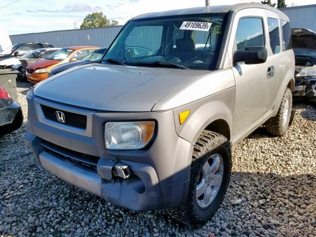 5J6YH28613L030685 - 2003 HONDA ELEMENT EX GRAY photo 2