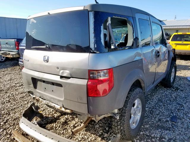 5J6YH28613L030685 - 2003 HONDA ELEMENT EX GRAY photo 4