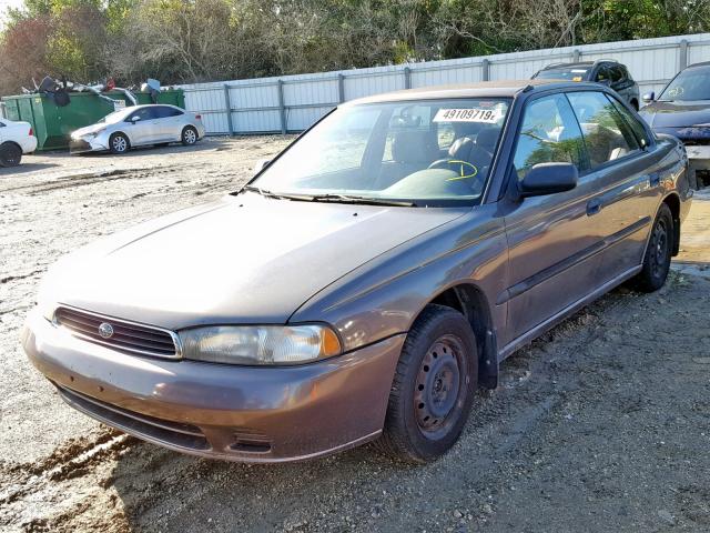 4S3BD6359S9213969 - 1995 SUBARU LEGACY L GRAY photo 2