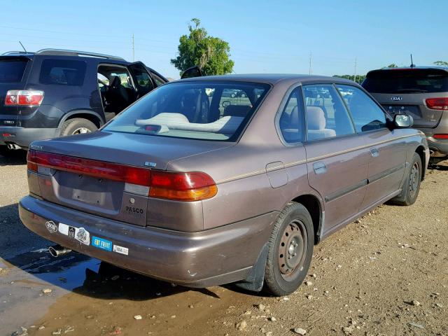 4S3BD6359S9213969 - 1995 SUBARU LEGACY L GRAY photo 4