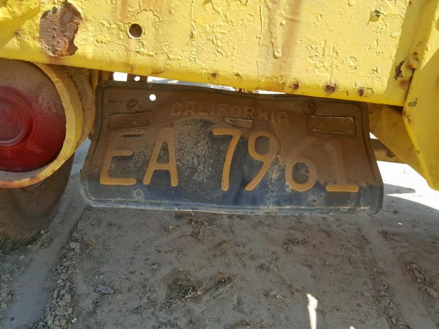 98270 - 1947 UTILIMASTER TRAILER YELLOW photo 9