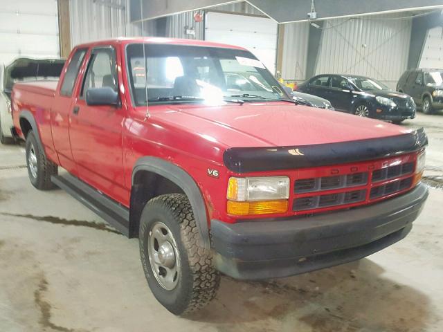 1B7GG23X0RW129364 - 1994 DODGE DAKOTA RED photo 1