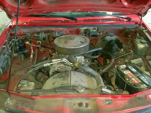 1B7GG23X0RW129364 - 1994 DODGE DAKOTA RED photo 7