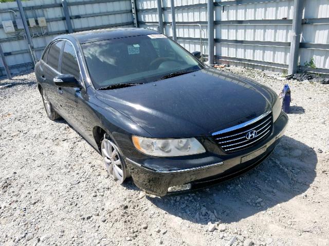 KMHFC46F97A177103 - 2007 HYUNDAI AZERA SE BLACK photo 1