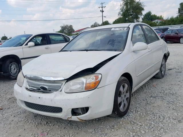 KNAFE121975476524 - 2007 KIA SPECTRA EX WHITE photo 2