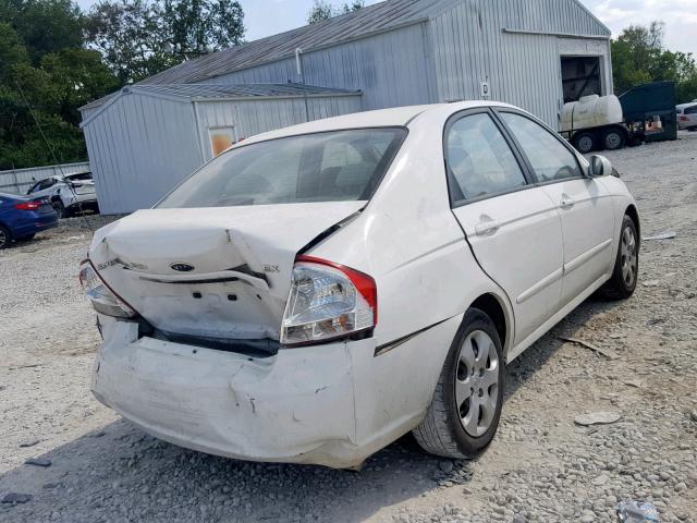 KNAFE121975476524 - 2007 KIA SPECTRA EX WHITE photo 4