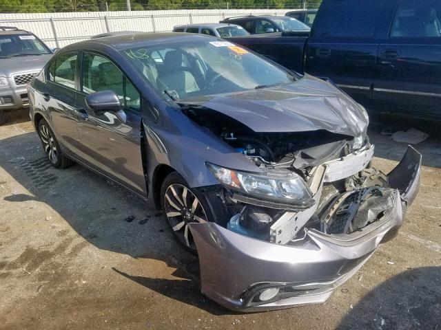 19XFB2F94FE038711 - 2015 HONDA CIVIC EXL 灰色 照片 1