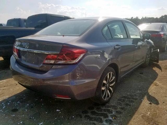 19XFB2F94FE038711 - 2015 HONDA CIVIC EXL 灰色 照片 4