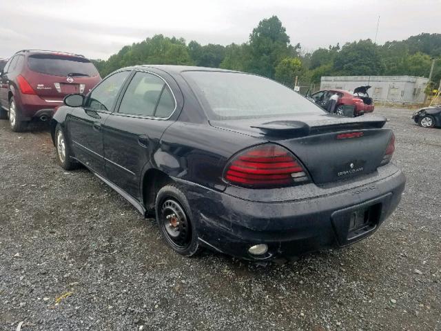 1G2NF52E94M584315 - 2004 PONTIAC GRAND AM S BLACK photo 3