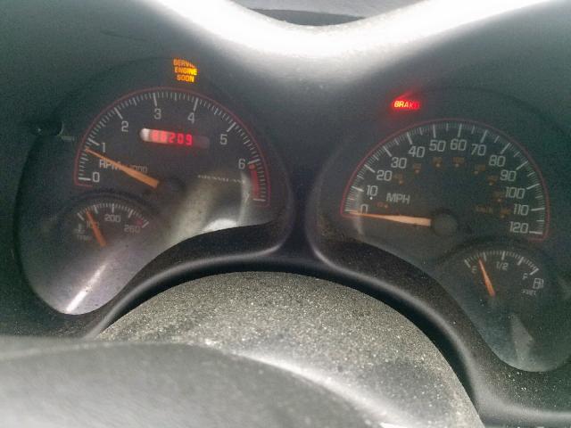 1G2NF52E94M584315 - 2004 PONTIAC GRAND AM S BLACK photo 8