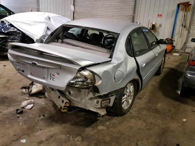 1FAFP56U05A287862 - 2005 FORD TAURUS SEL SILVER photo 4