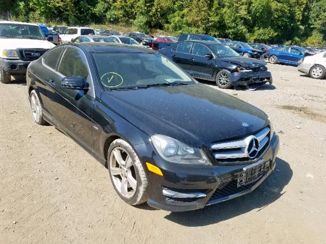 WDDGJ4HB2CF919305 - 2012 MERCEDES-BENZ C 250 BLACK photo 1