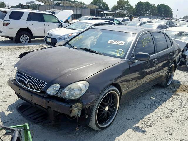 JT8BD69SX20171411 - 2002 LEXUS GS 300 GRAY photo 2