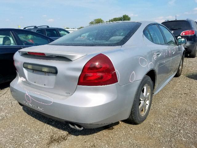 2G2WS522351163404 - 2005 PONTIAC GRAND PRIX SILVER photo 4