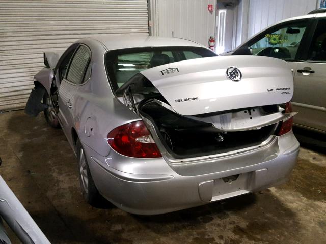 2G4WD552971102798 - 2007 BUICK LACROSSE C SILVER photo 3