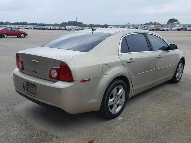1G1ZB5EBXAF182659 - 2010 CHEVROLET MALIBU LS 金色 照片 4