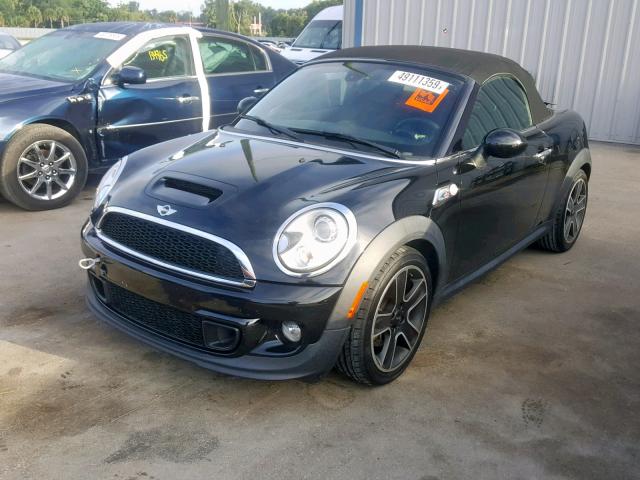 WMWSY3C51DT594433 - 2013 MINI COOPER ROA BLACK photo 2