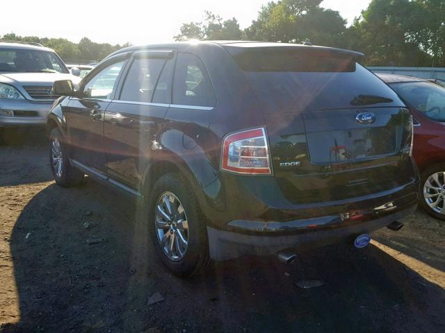 2FMDK49C48BA54682 - 2008 FORD EDGE LIMIT BLACK photo 3