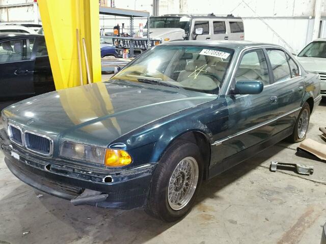 WBAGF8328VDL47968 - 1997 BMW 740 I AUTO GREEN photo 2