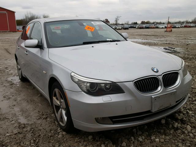 WBANV13578CZ56507 - 2008 BMW 528 XI SILVER photo 1