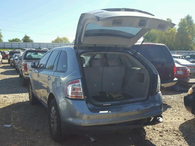 2FMDK38C77BB32267 - 2007 FORD EDGE SEL SILVER photo 3