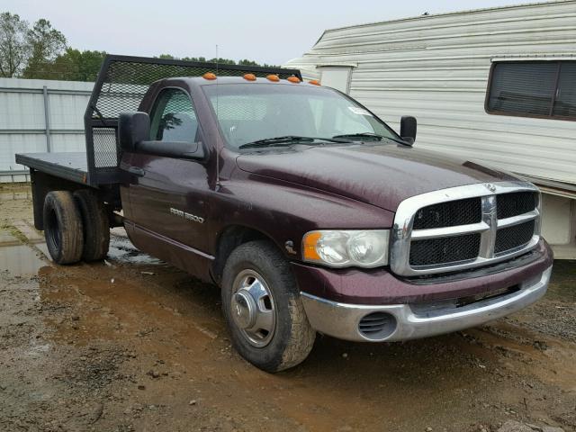 3D7MA46694G165344 - 2004 DODGE RAM 3500 S BURGUNDY photo 1