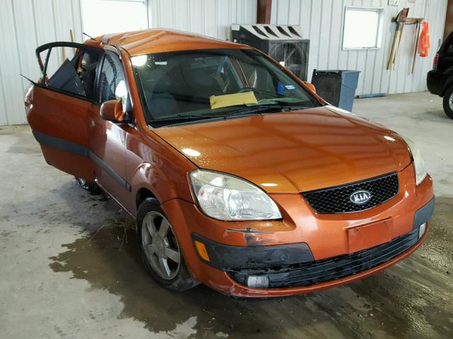 KNADE163666169310 - 2006 KIA RIO 5 ORANGE photo 1