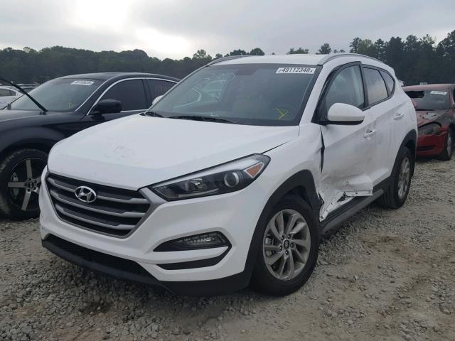 KM8J33A44HU365330 - 2017 HYUNDAI TUCSON LIM WHITE photo 2