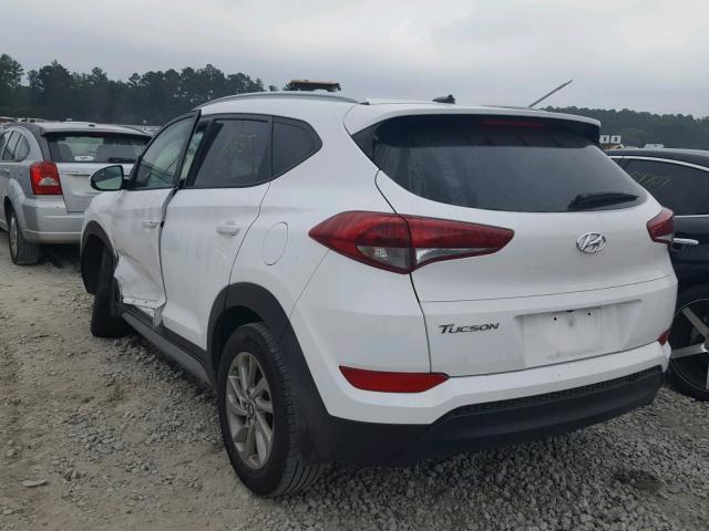 KM8J33A44HU365330 - 2017 HYUNDAI TUCSON LIM WHITE photo 3