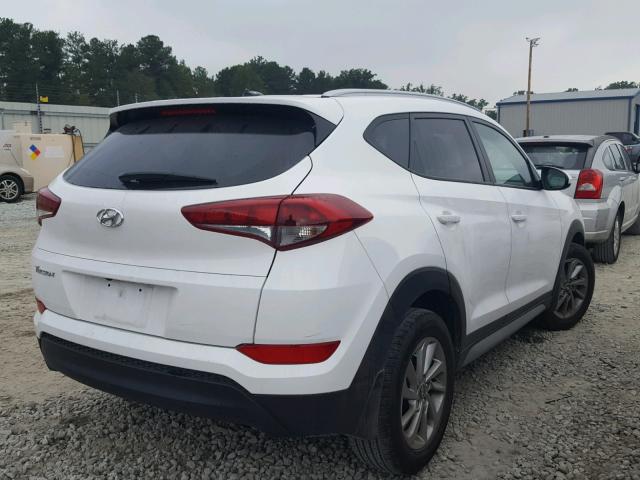 KM8J33A44HU365330 - 2017 HYUNDAI TUCSON LIM WHITE photo 4