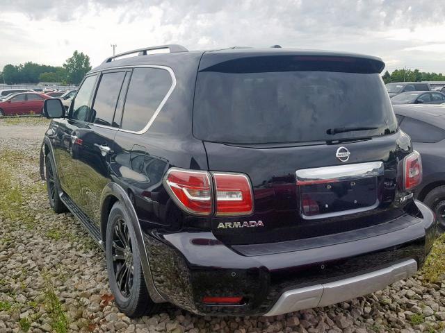 JN8AY2NE3H9701463 - 2017 NISSAN ARMADA PLA BLACK photo 3