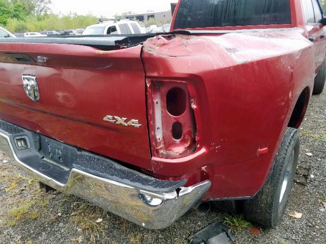 3D73Y4CL0BG607507 - 2011 DODGE RAM 3500 MAROON photo 9