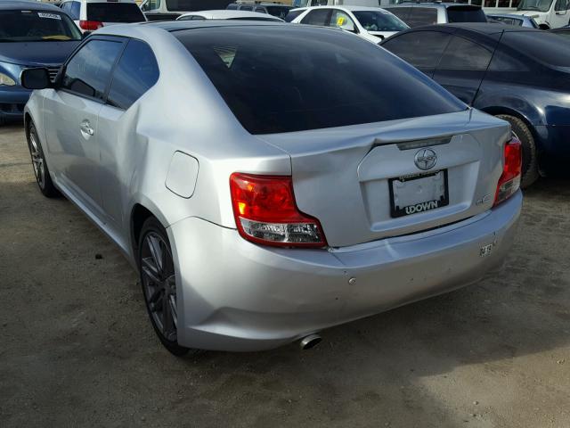 JTKJF5C75D3057090 - 2013 TOYOTA SCION TC Gümüş foto 3